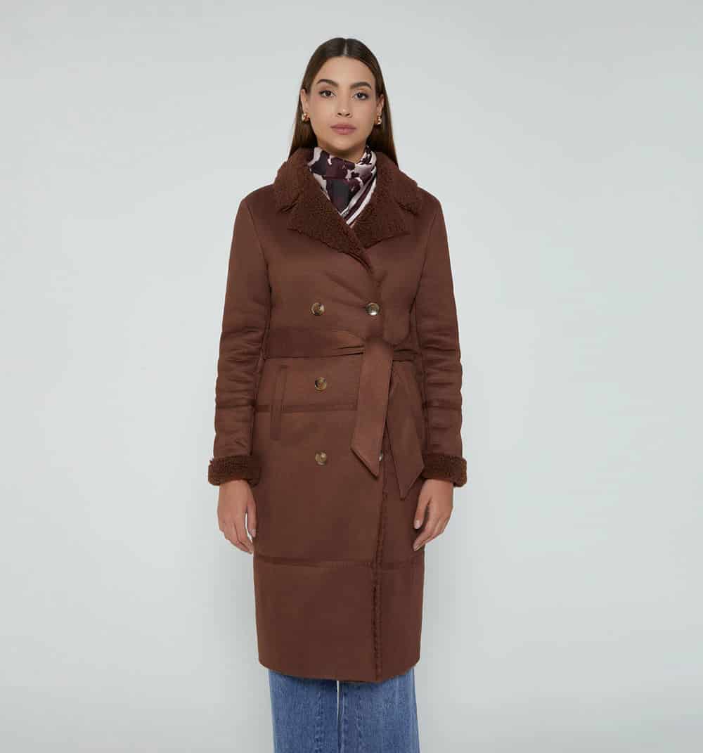 Gaban en suede con interior en teddy - miniatura 2