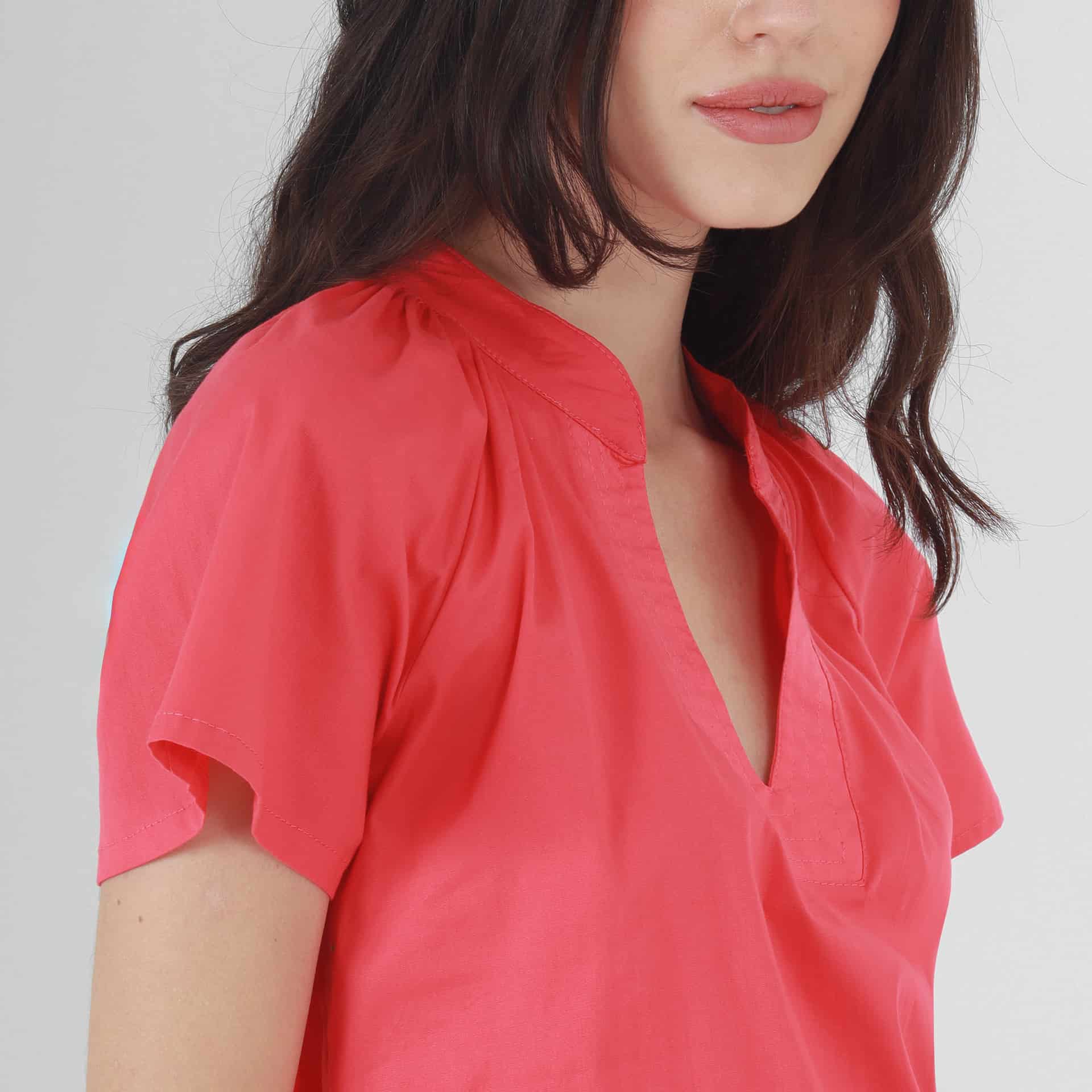 Blusa Cuello Neru Manga Corta - miniatura 3
