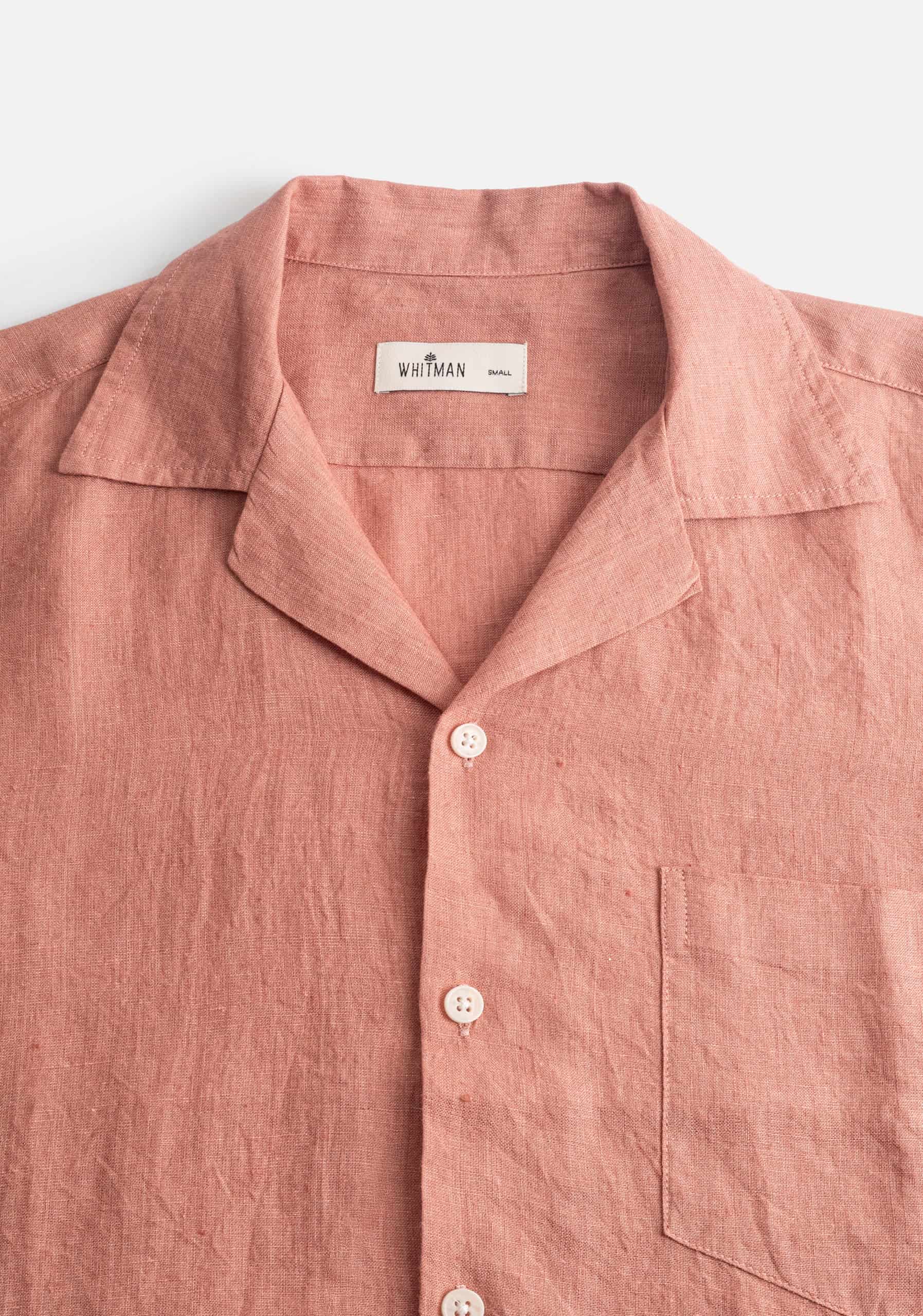 Camisa Lino Malawi Palo De Rosa - miniatura 3
