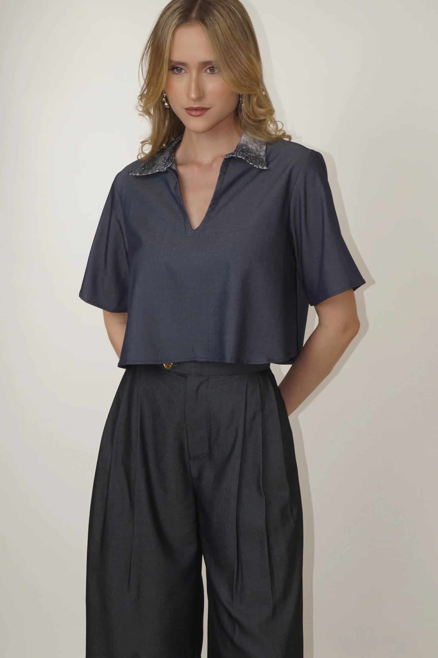 Dark Gray Twist Top - miniatura 7