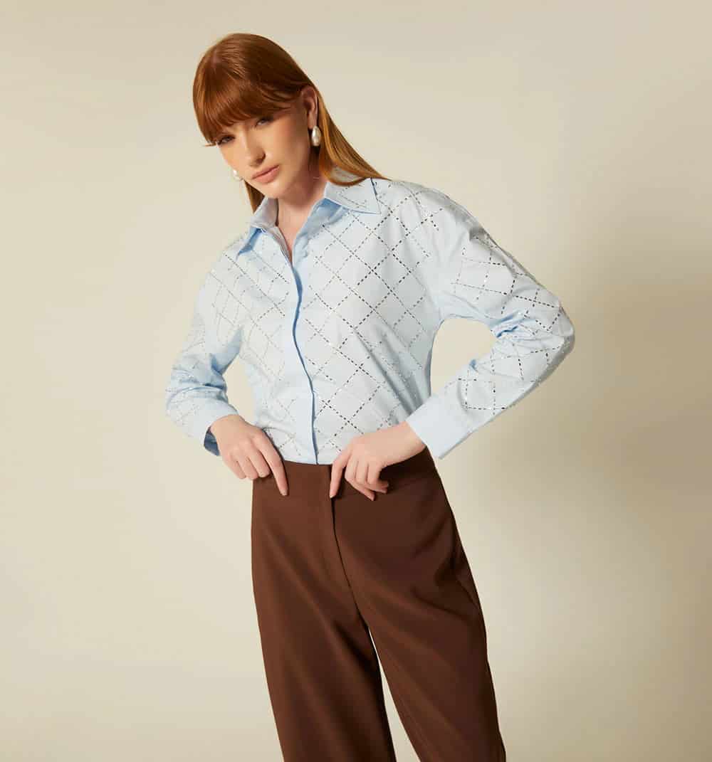 Camisera con detalles brillo - miniatura 8