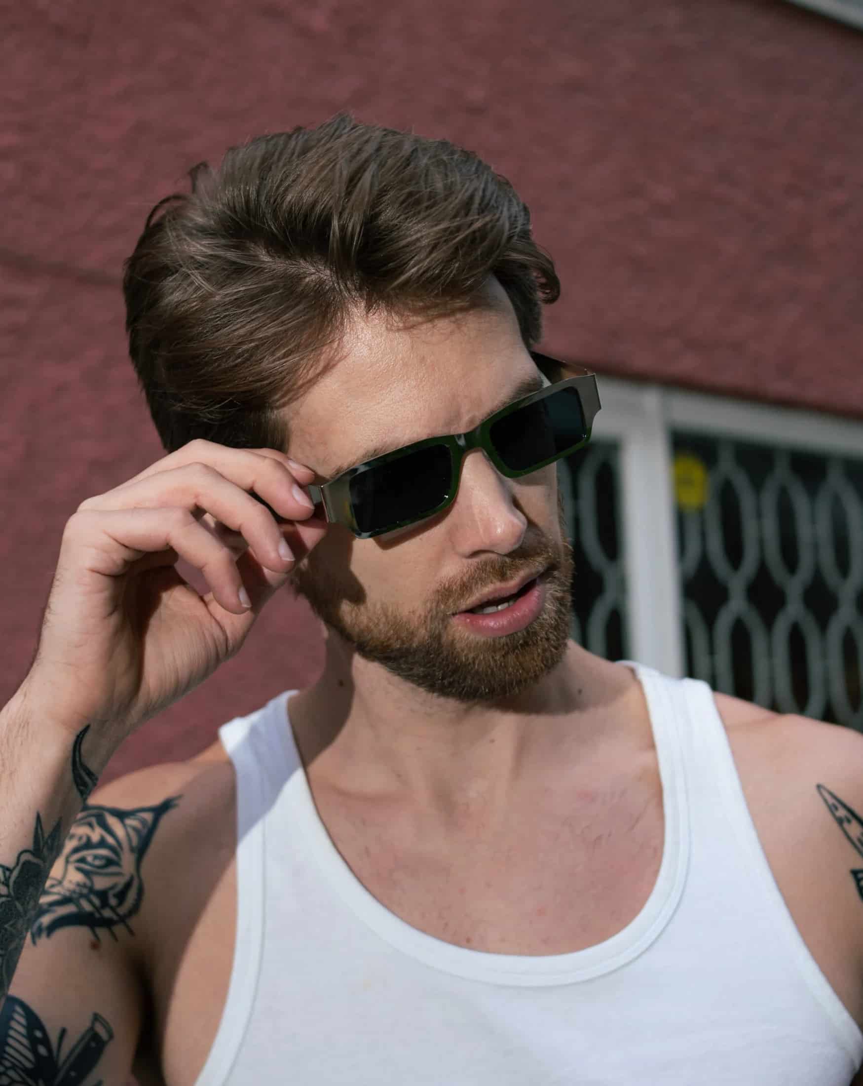 HENDRIX SUNGLASSES - GOLDEN/BLACK - miniatura 4