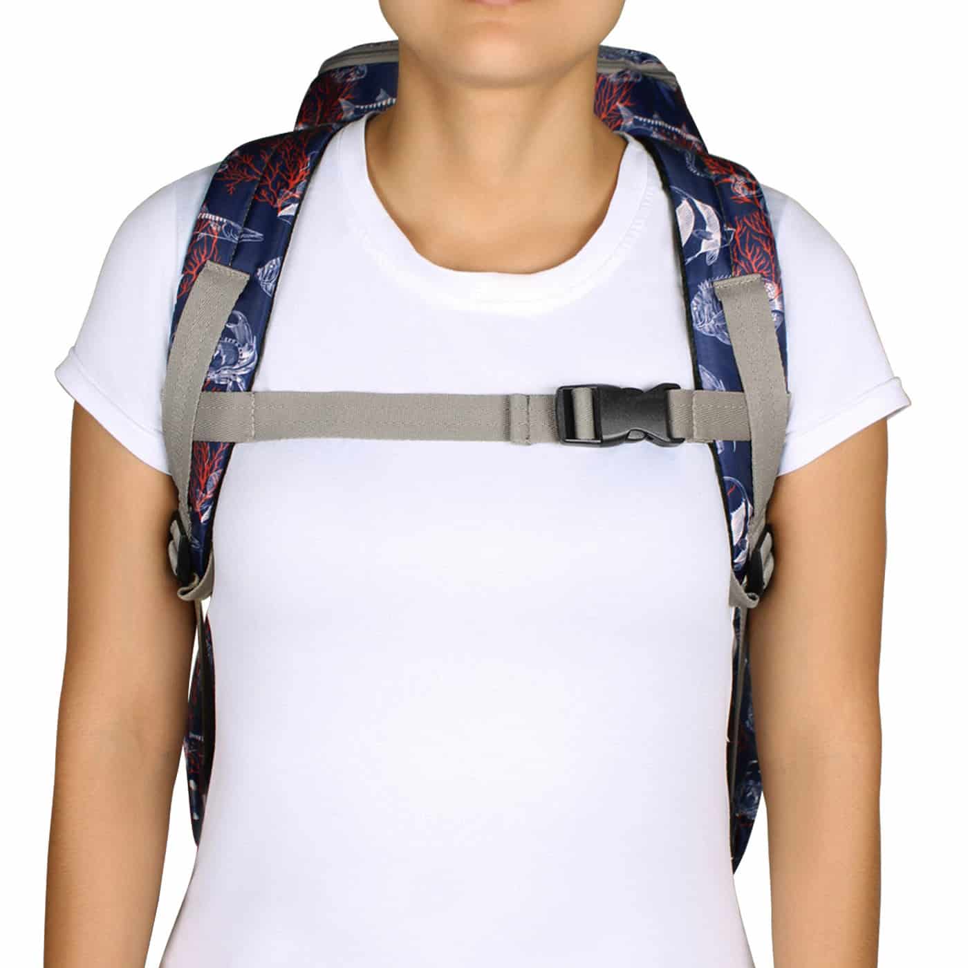 Morral Viajero ULTRA Plegable Estampado Vida Citybags Multicolor - miniatura 6