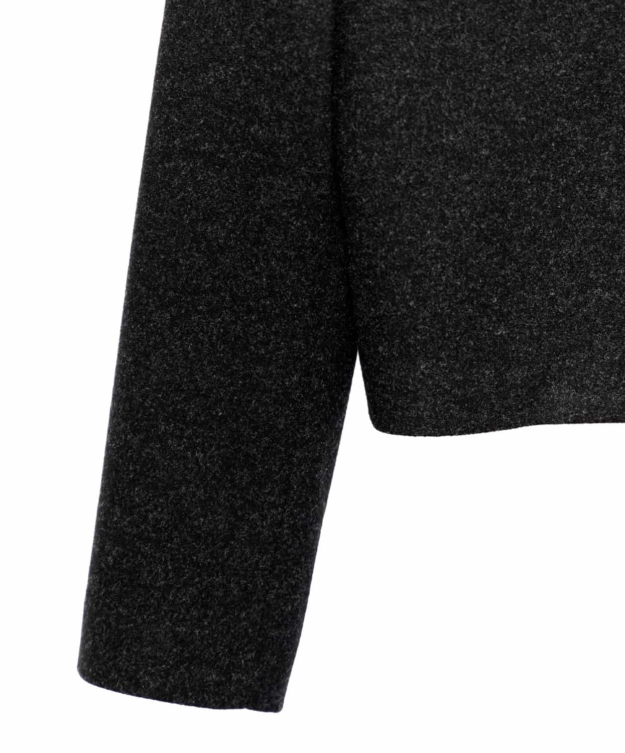 Chaqueta Cropped en Paño Negro Varsovia - miniatura 16