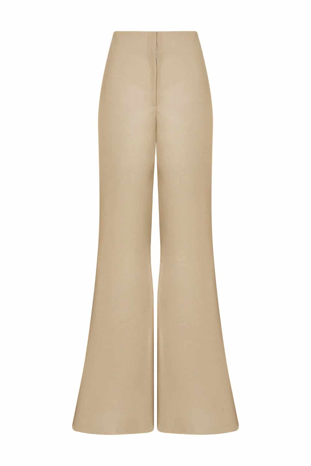 Pantalón Carlota Beige cuerina - miniatura 2