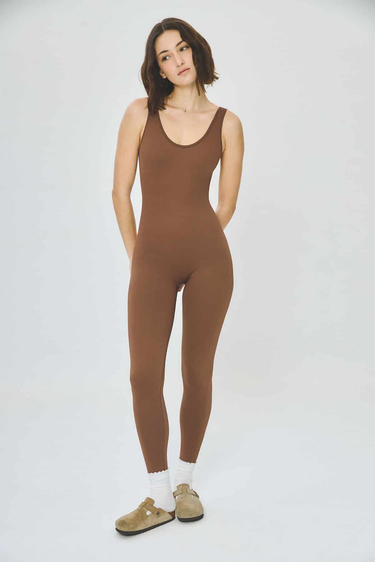 SEAMLESS ONESIE CHOCOLATE - miniatura 1