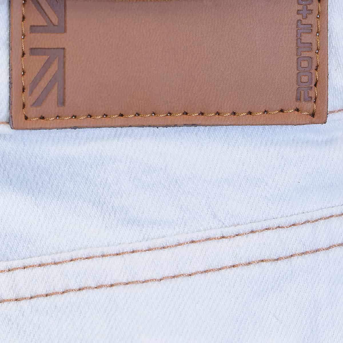 Short Blanco Denim Mujer - miniatura 7