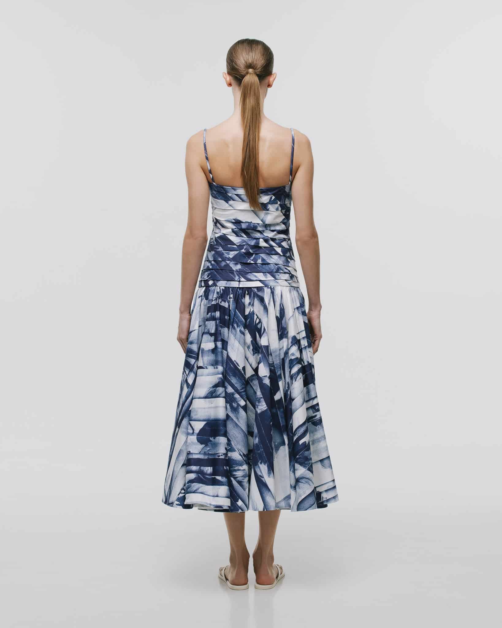 'TRAZOS' MIDI DRESS - miniatura 2