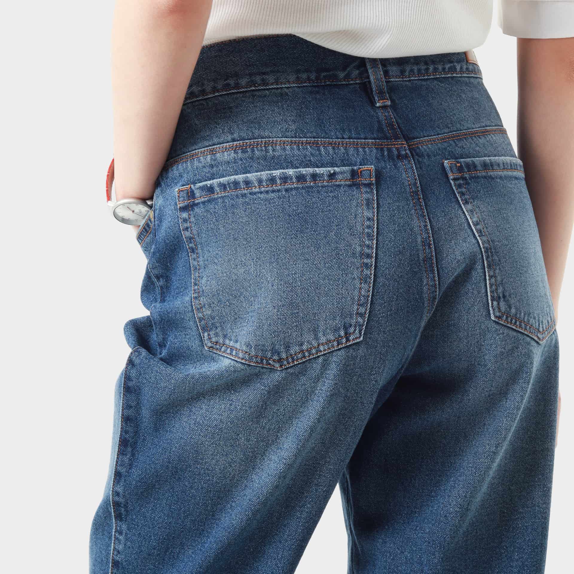 Jean Tiro Alto Bota Skinny Crop - miniatura 5