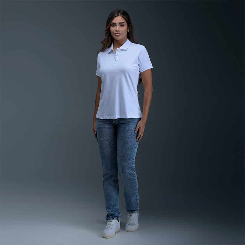 Polo Blanco Mujer - miniatura 2