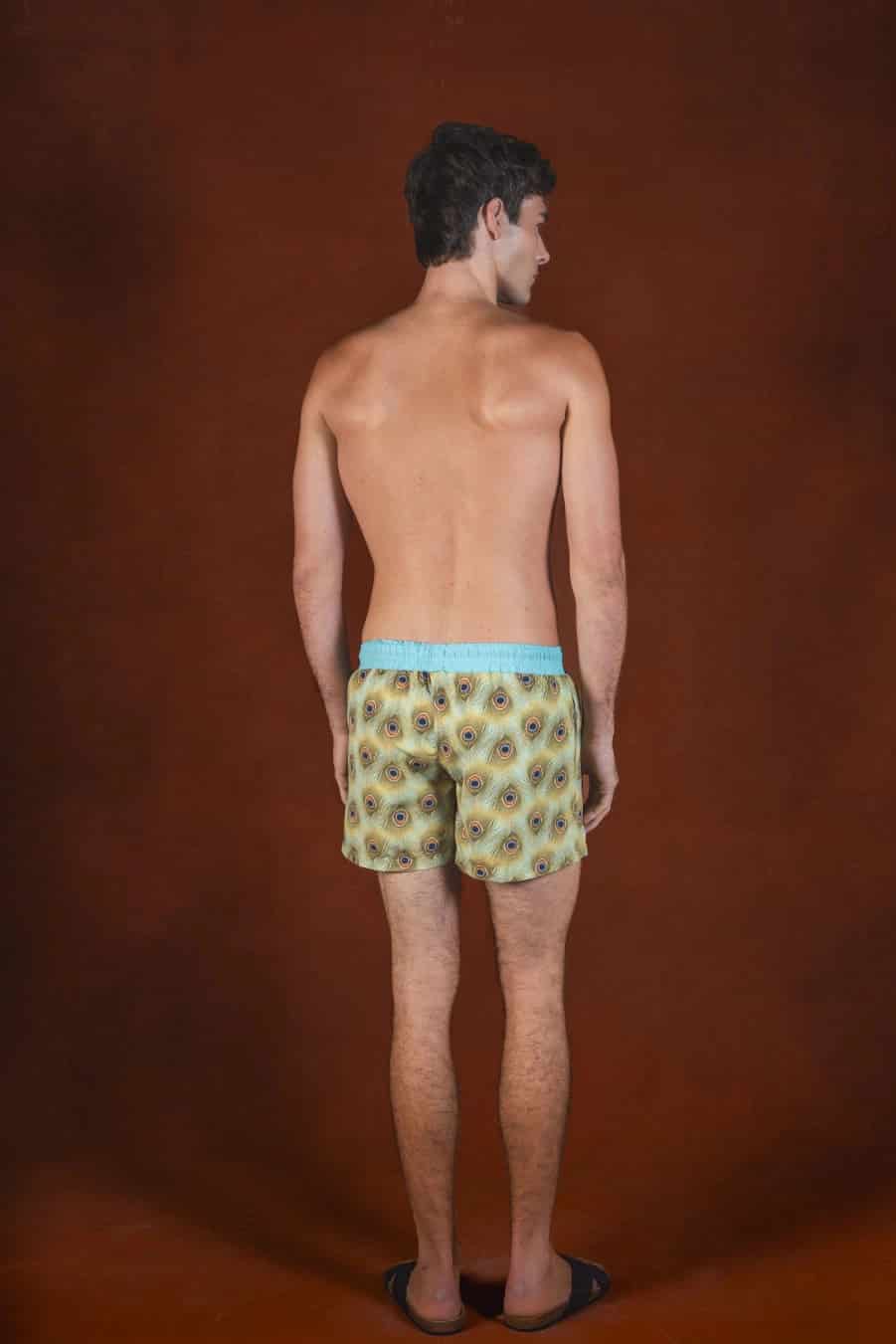 Men's Sacre polyester swim trunks - miniatura 2