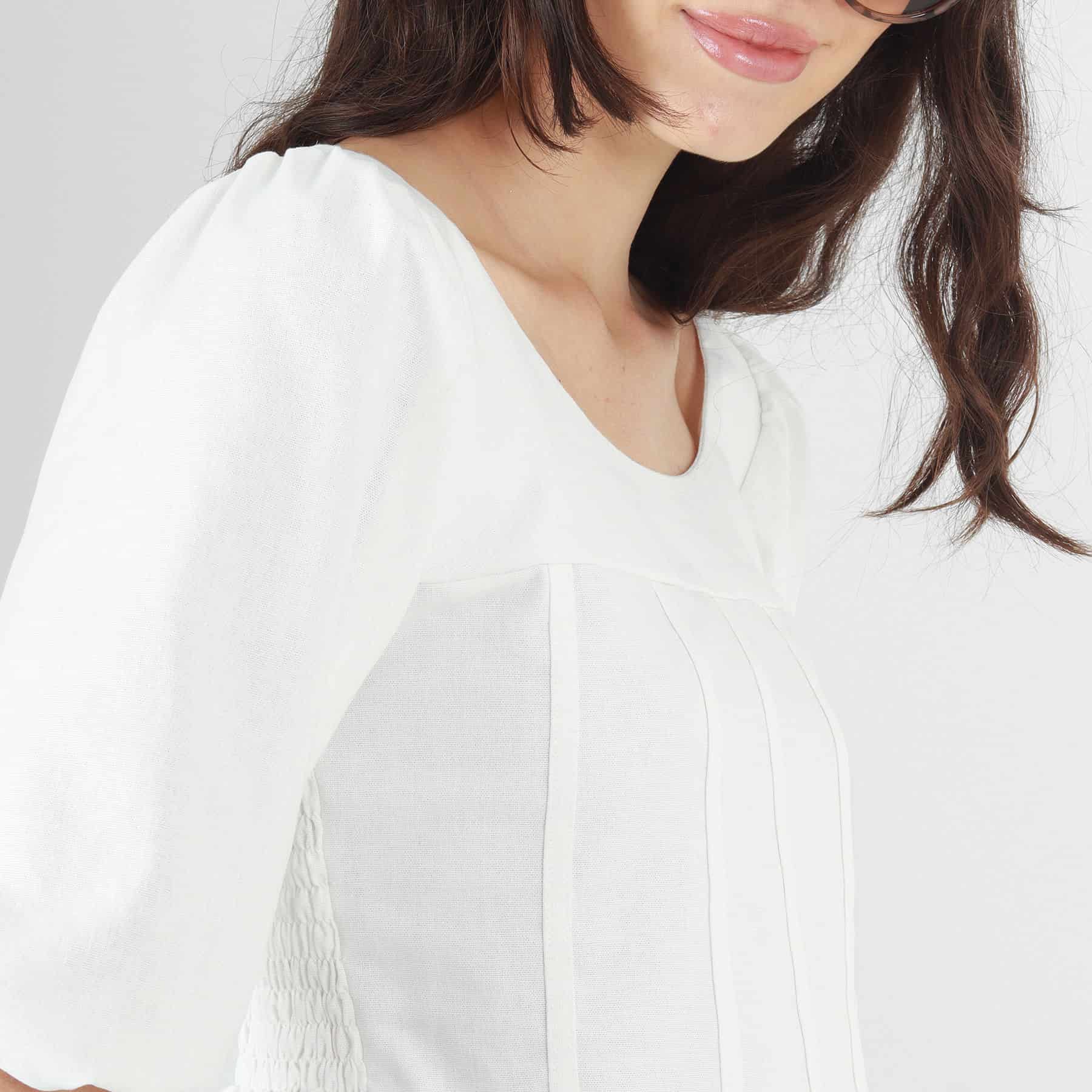 Blusa Cuello Redondo Manga 3Cuartos - miniatura 5