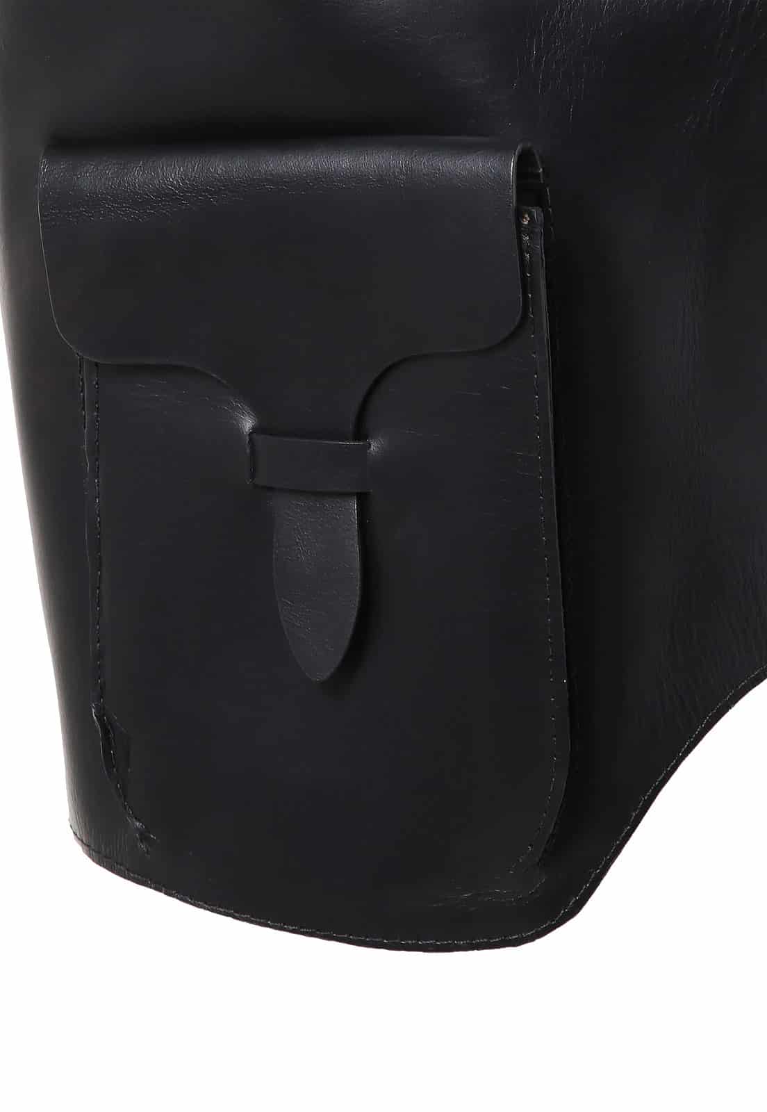 LEATHER CHEST WITH POCKET - miniatura 5