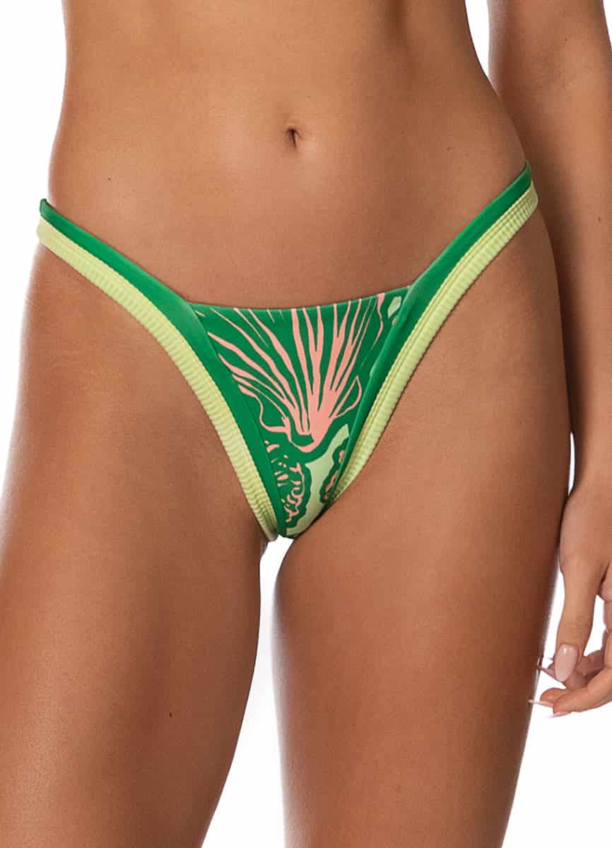 Maaji Soft Coral Trinity Regular Rise V Front Bikini Bottom - miniatura 2