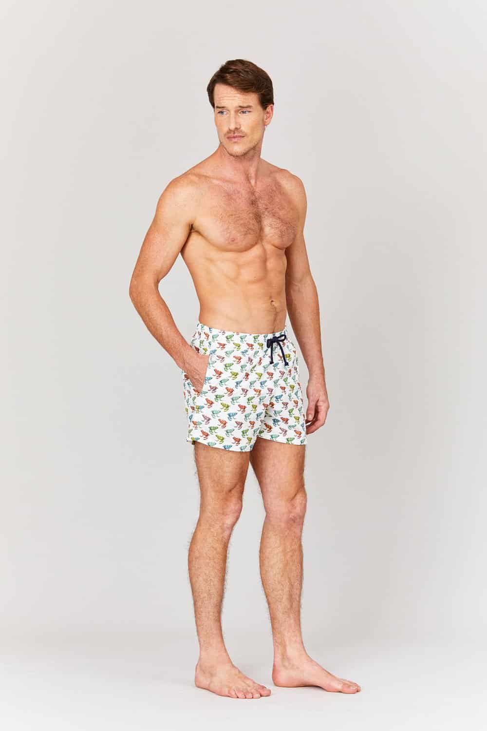 Men's swim trunk small frogs - miniatura 3