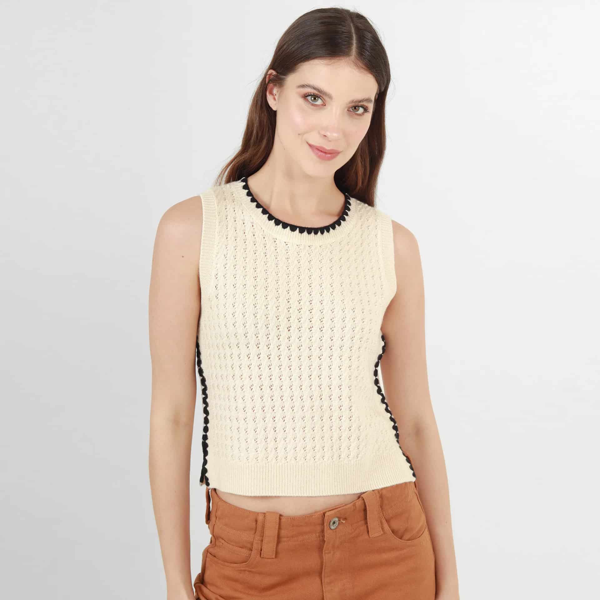 Sweater Cuello Redondo Manga Sisa - miniatura 1