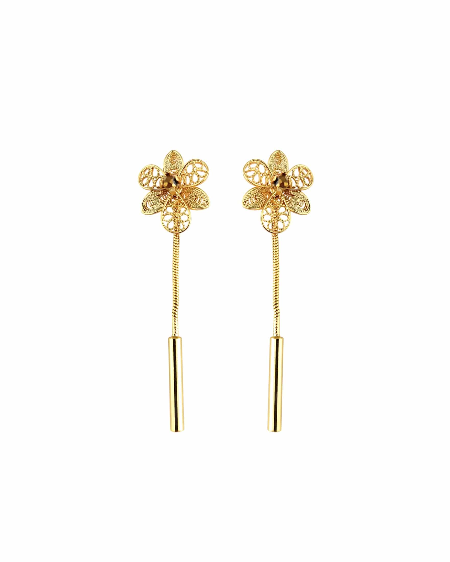 Aretes filigrana doble función Esther - miniatura 1