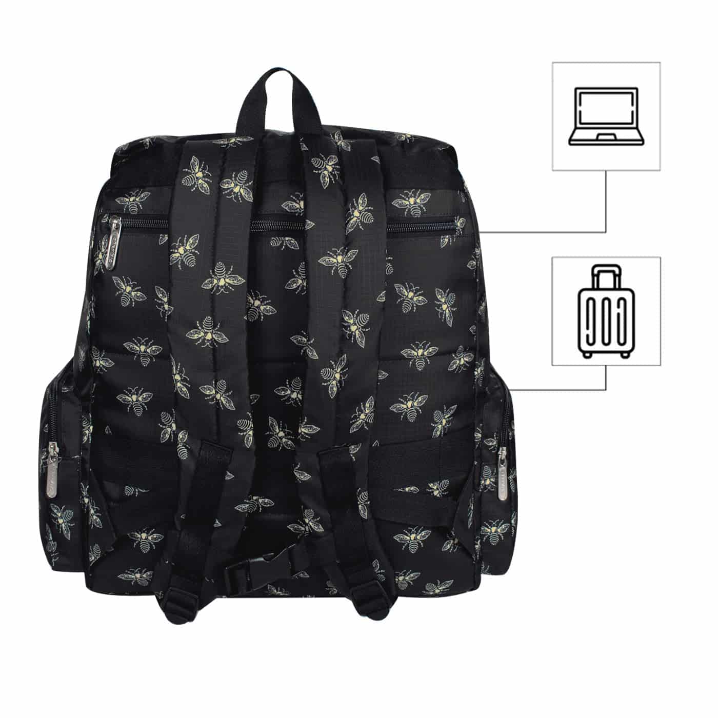 Morral Mochilero Pequeno  ULTRA Estampado Queen Citybags Multicolor - miniatura 4