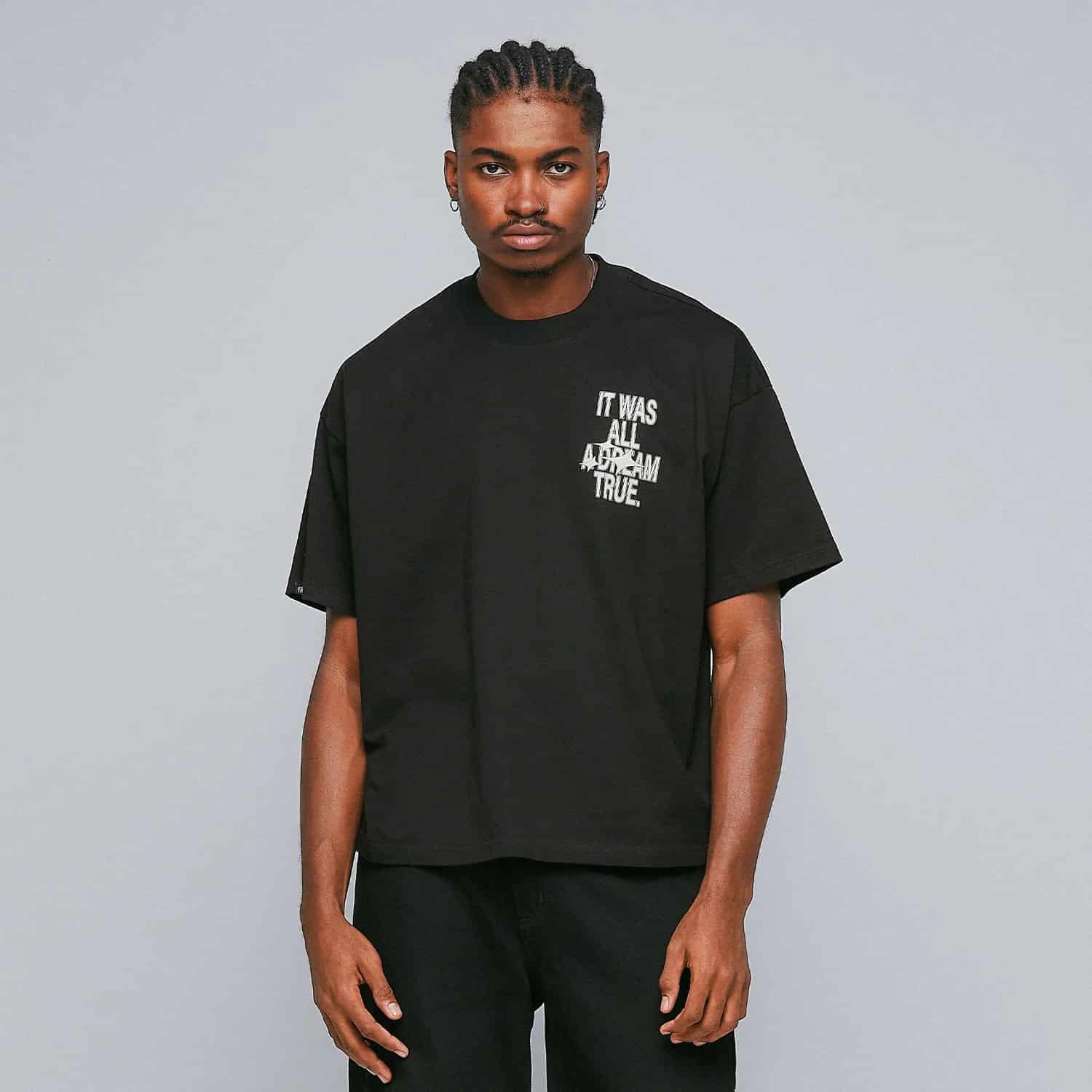 Dreams Boxy Tee - Black - miniatura 10
