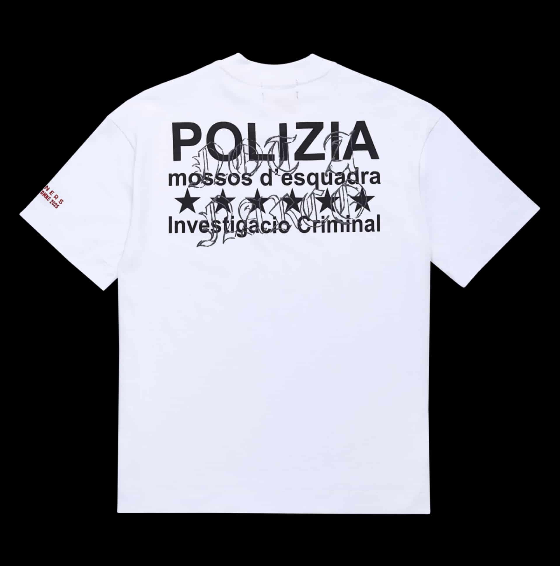 POLIZIA WHITE T-SHIRT - miniatura 1
