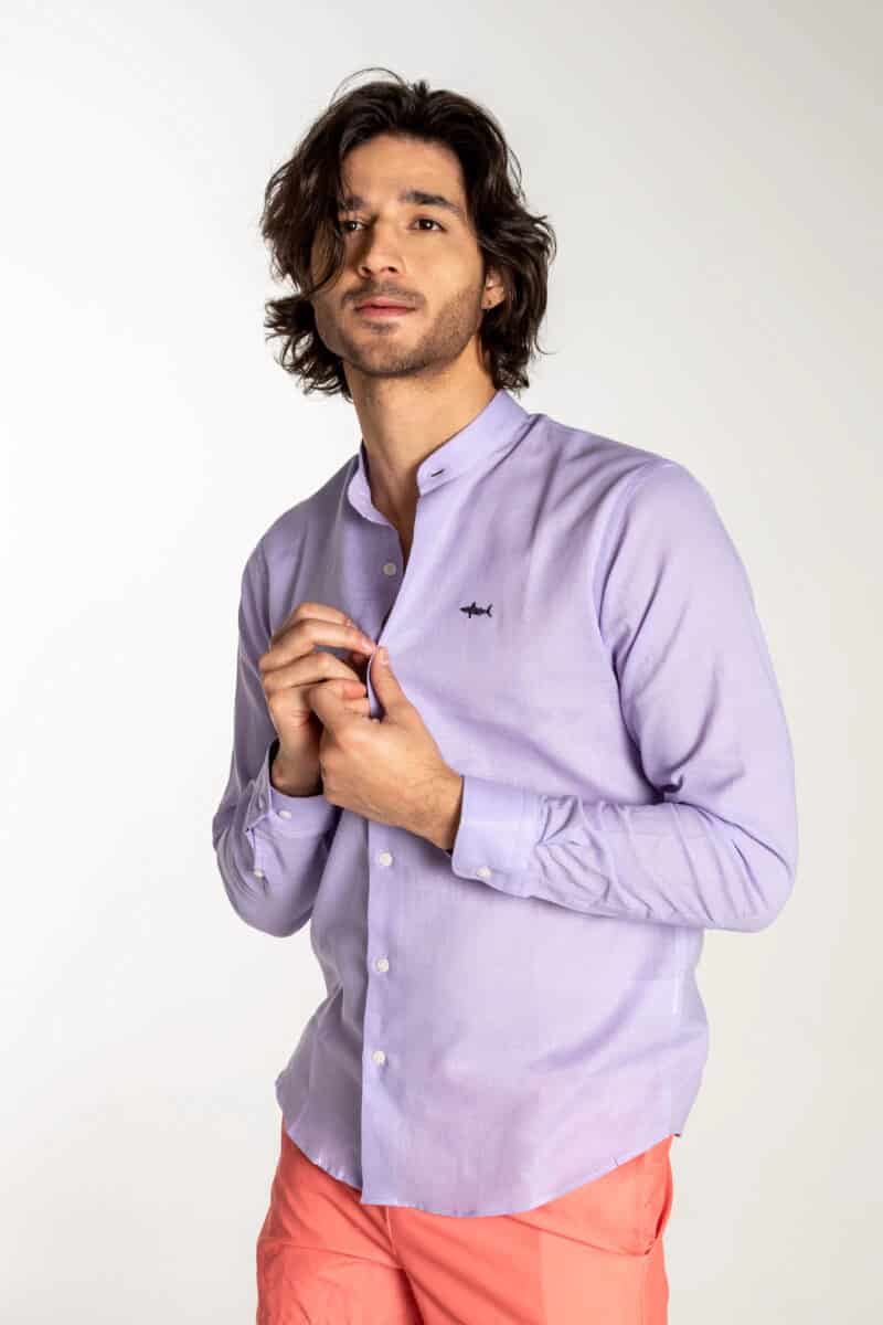 CAMISA NERU SALVADOR LILA - miniatura 3