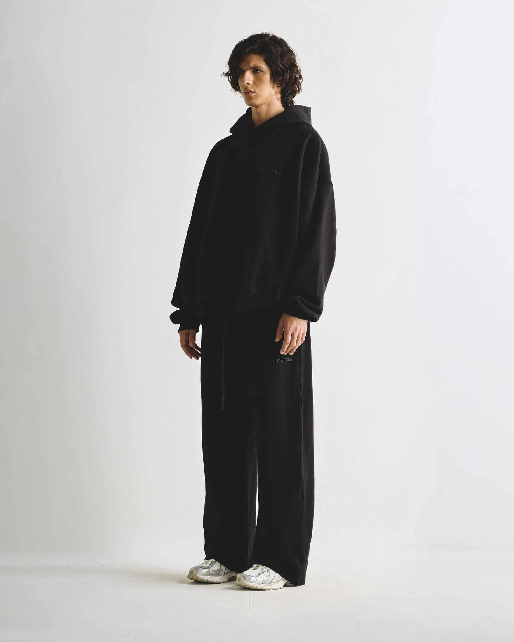 Line Logo Straightpants Black - miniatura 6