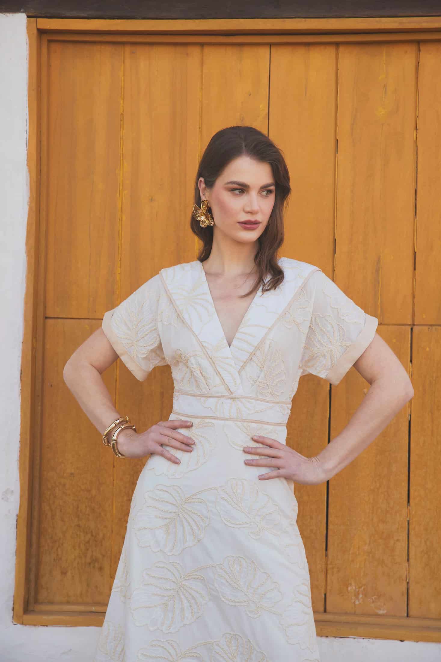 Vestido Jackie Bordado - miniatura 3