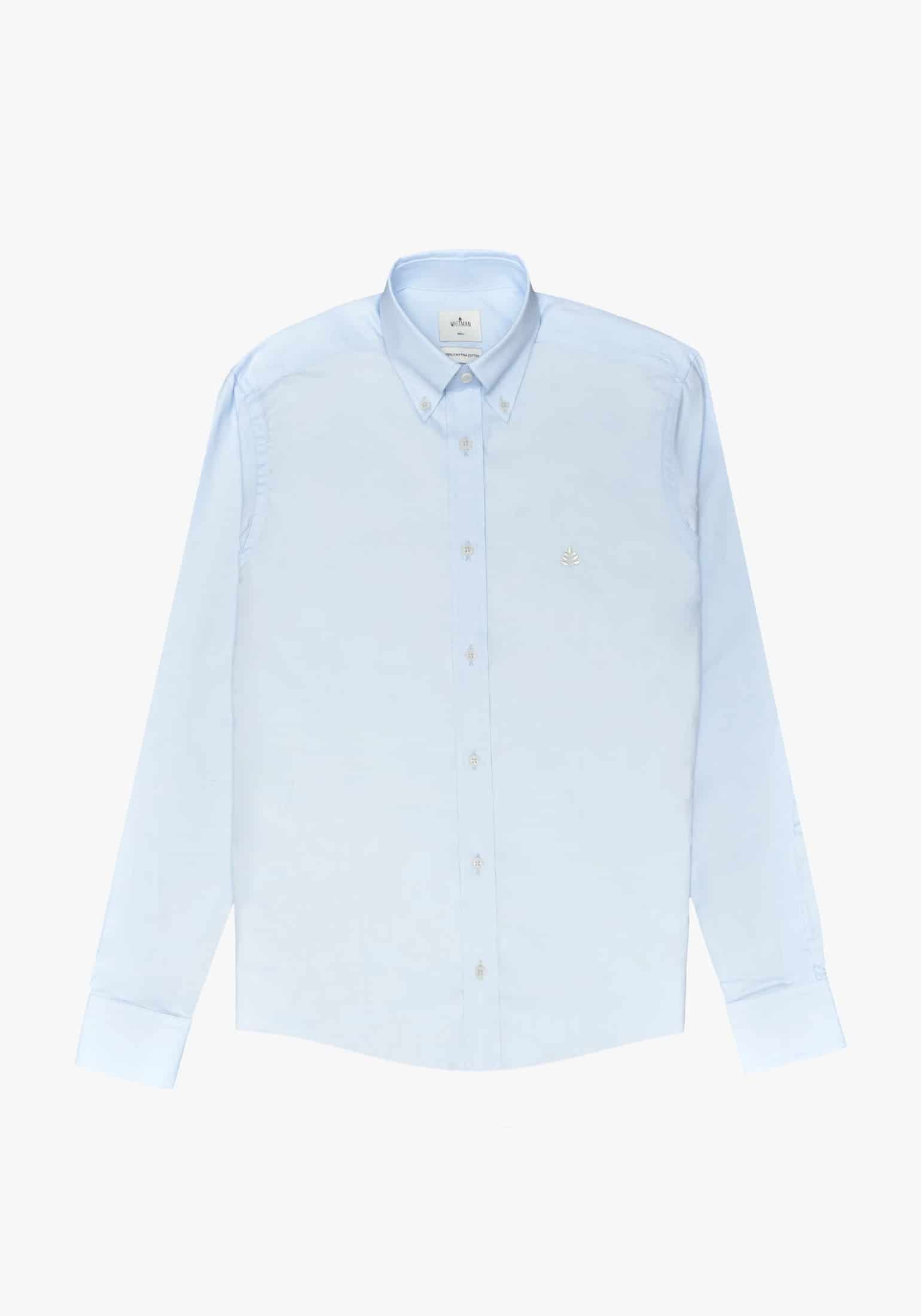 Camisa Azul Celeste Cuello Button Down L-Mar - miniatura 1