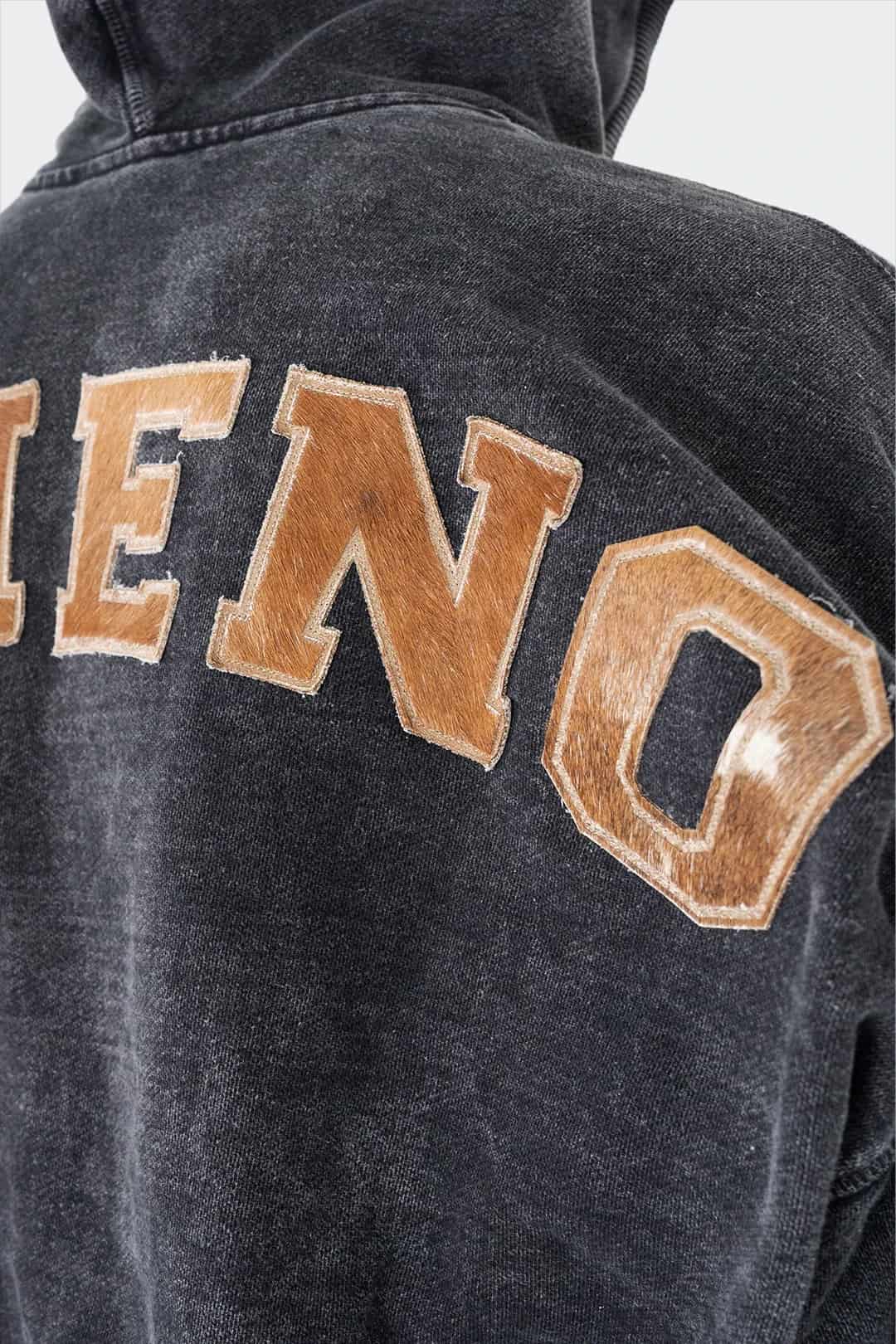 VENENO BUZO ZIPPER LEATHER COW - miniatura 7