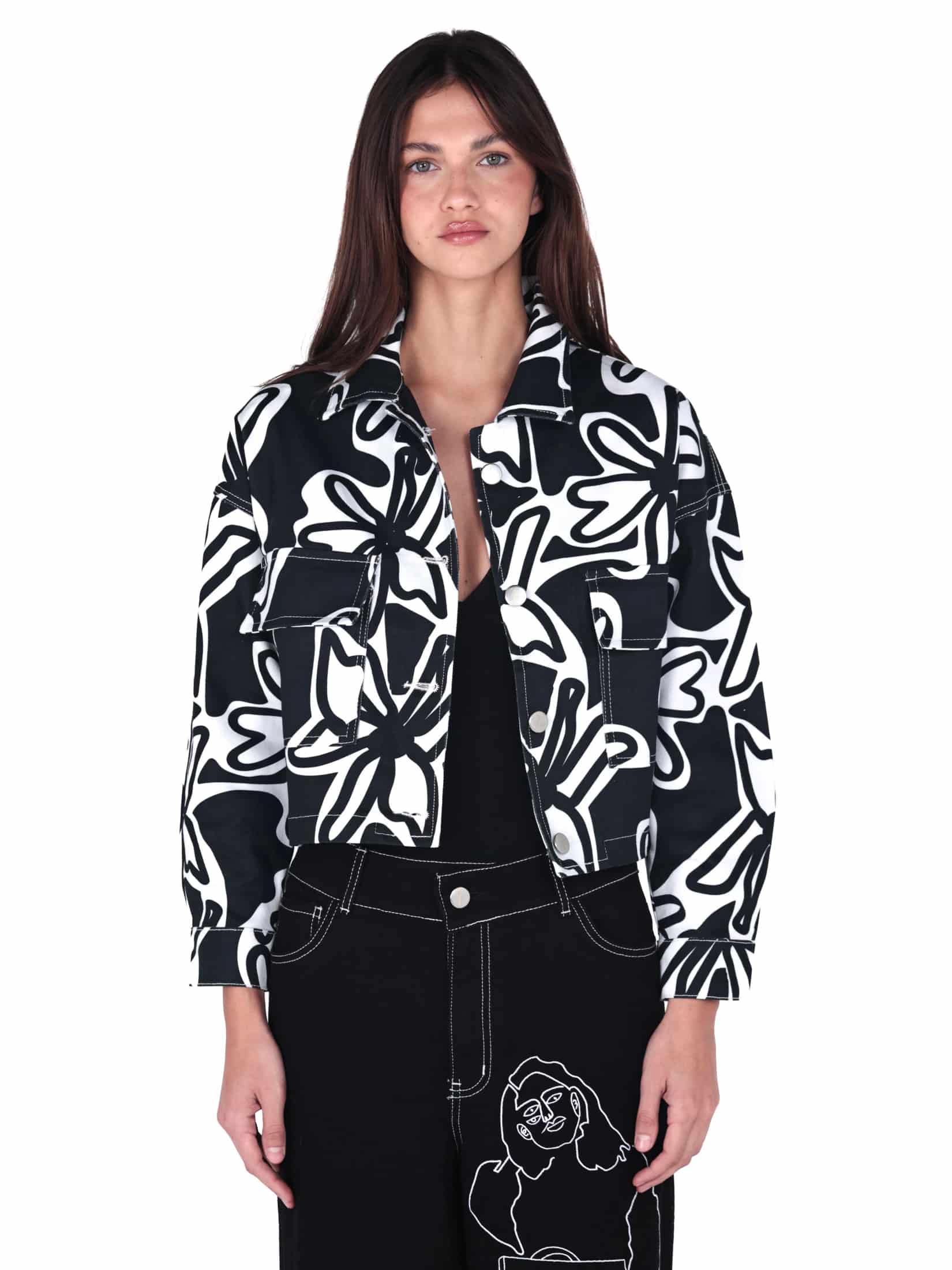 Chaqueta Las flores de Chava - miniatura 1
