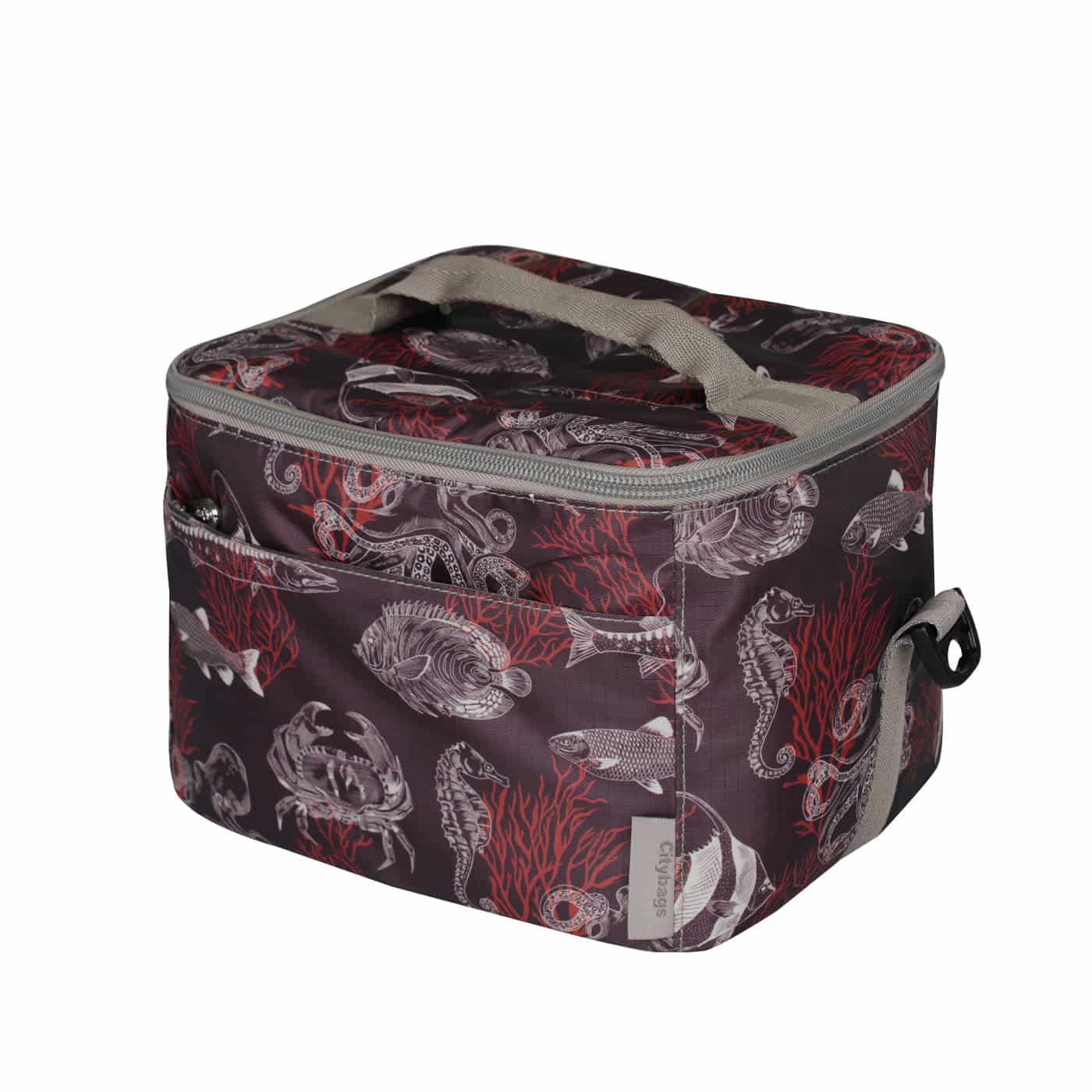 Lonchera Clasica Ultra Citybags Estampado Coral - miniatura 1