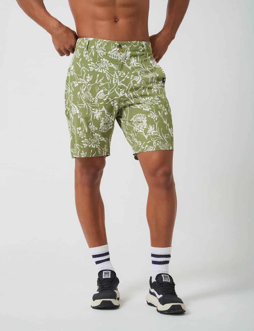 Recess Short 18" Verde + beige Hombre - miniatura 4