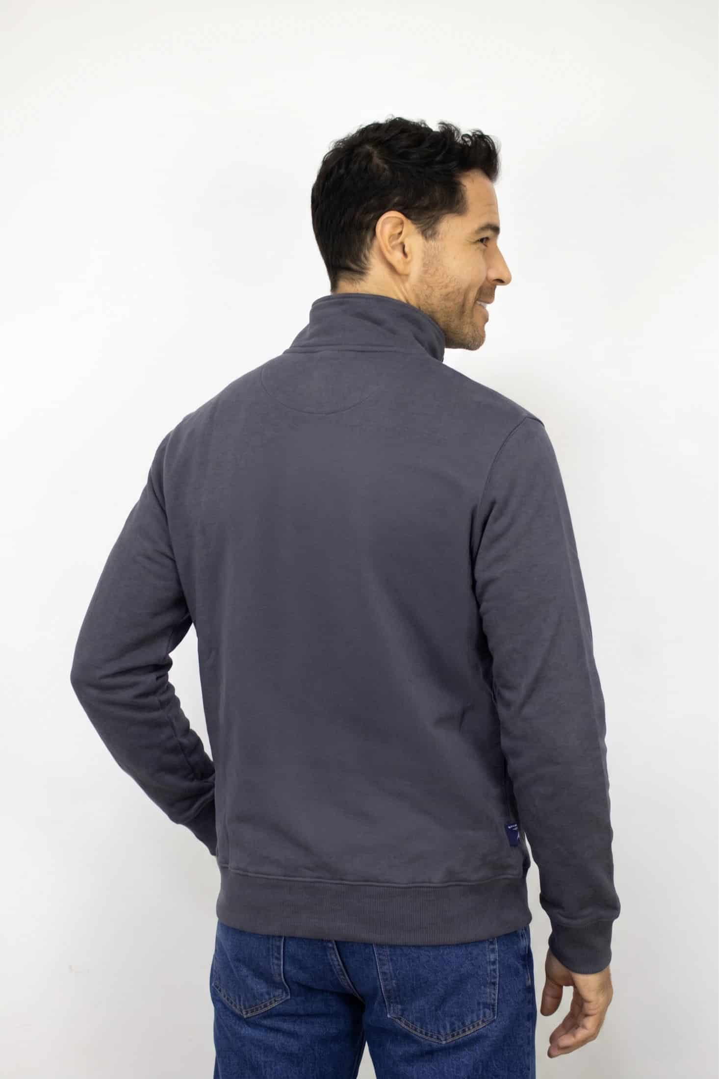 Saco gris con Cremallera para hombre - miniatura 2