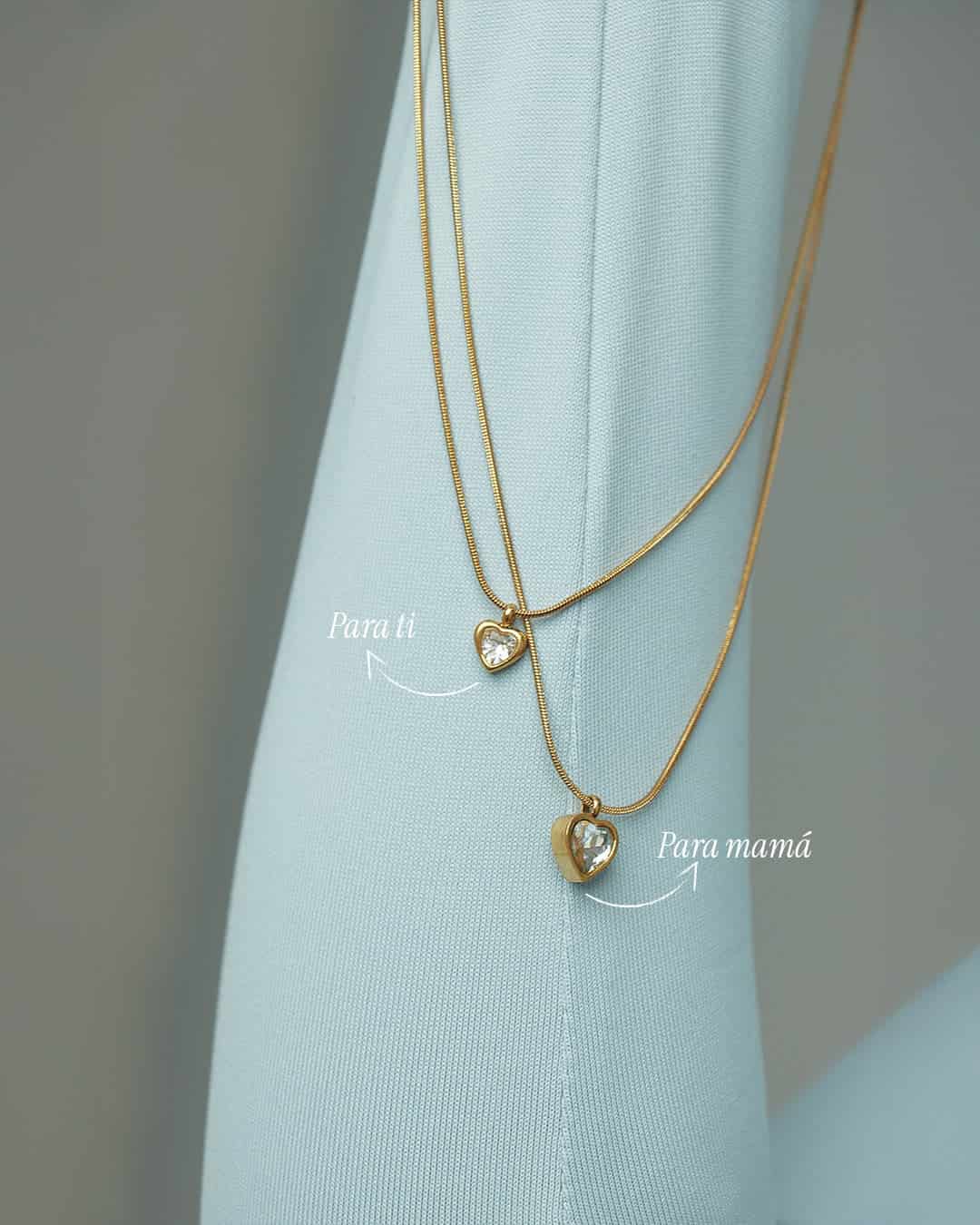 Collar Doble Corazón - miniatura 8
