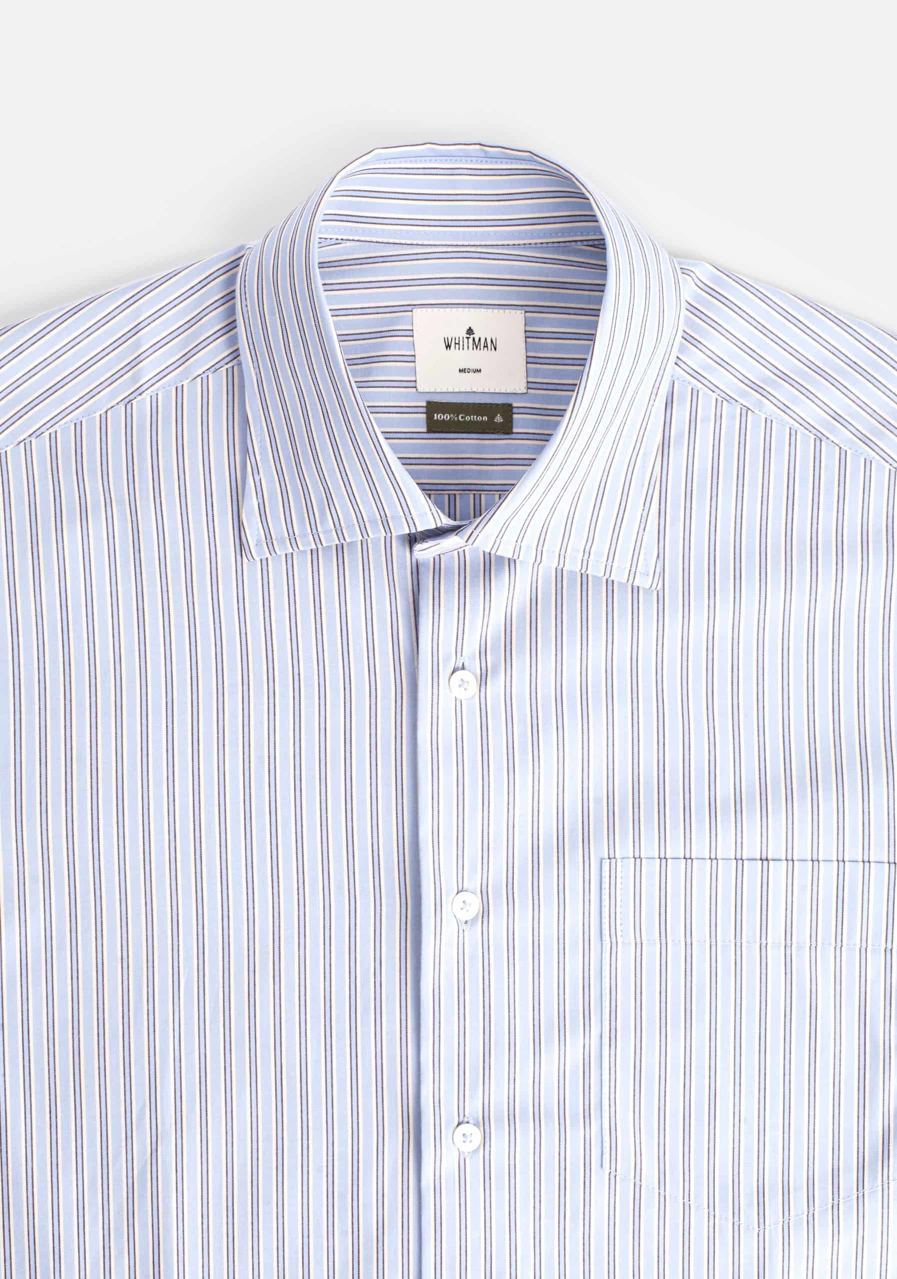 Camisa H CI Jamaica Rayas Grd Azul Claro - miniatura 7
