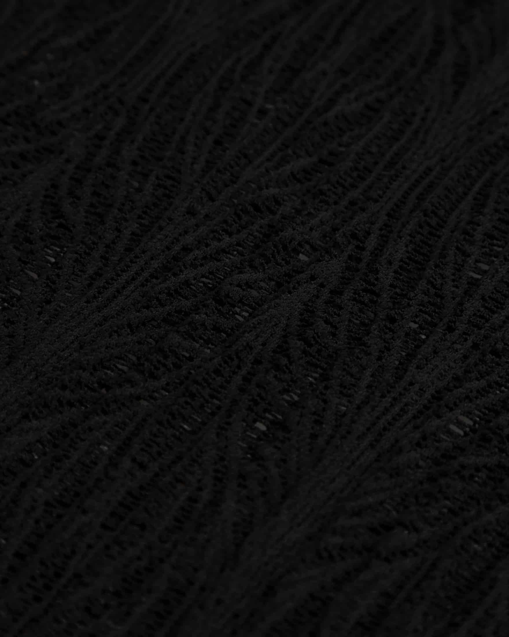 Basics Turtle Neck Top Transparent Black - miniatura 10