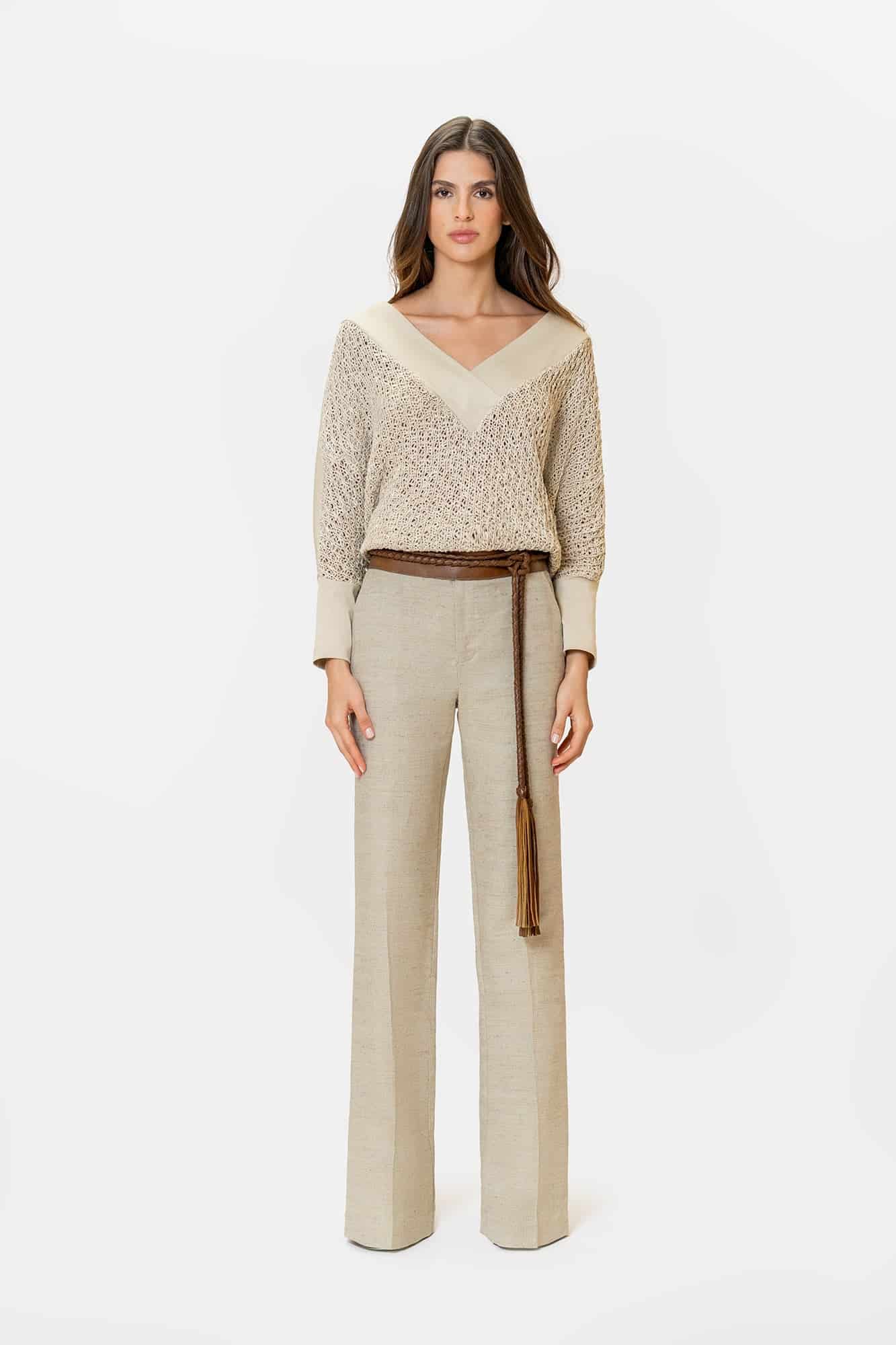 Pantalón Vertice Beige - miniatura 2