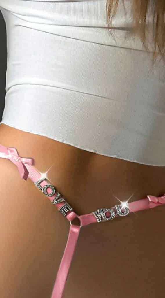 Tanga letras LOVE YOU rosa SH-480140-ROS-S - miniatura 1