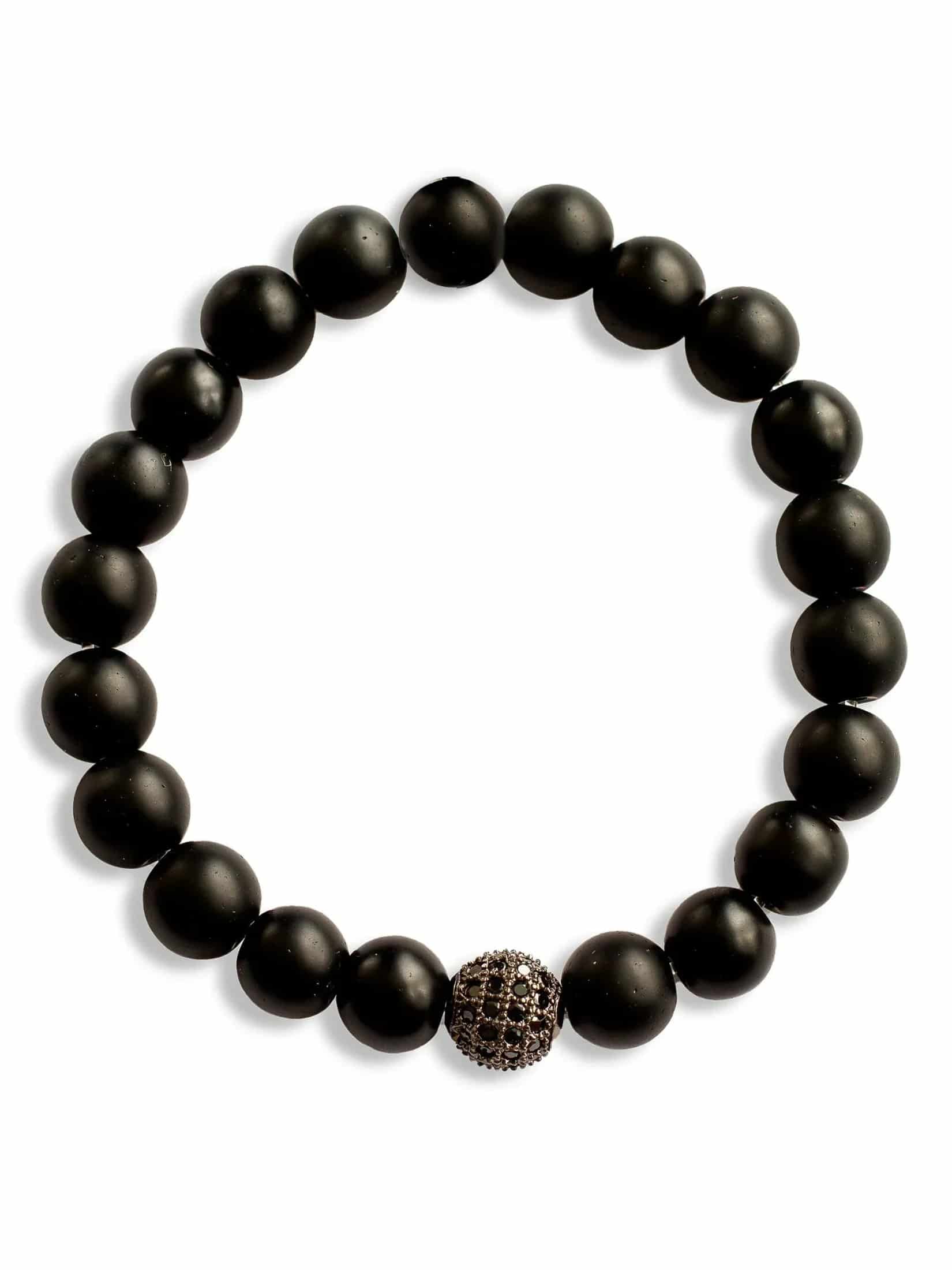 Brazalete All Black 8mm - miniatura 2