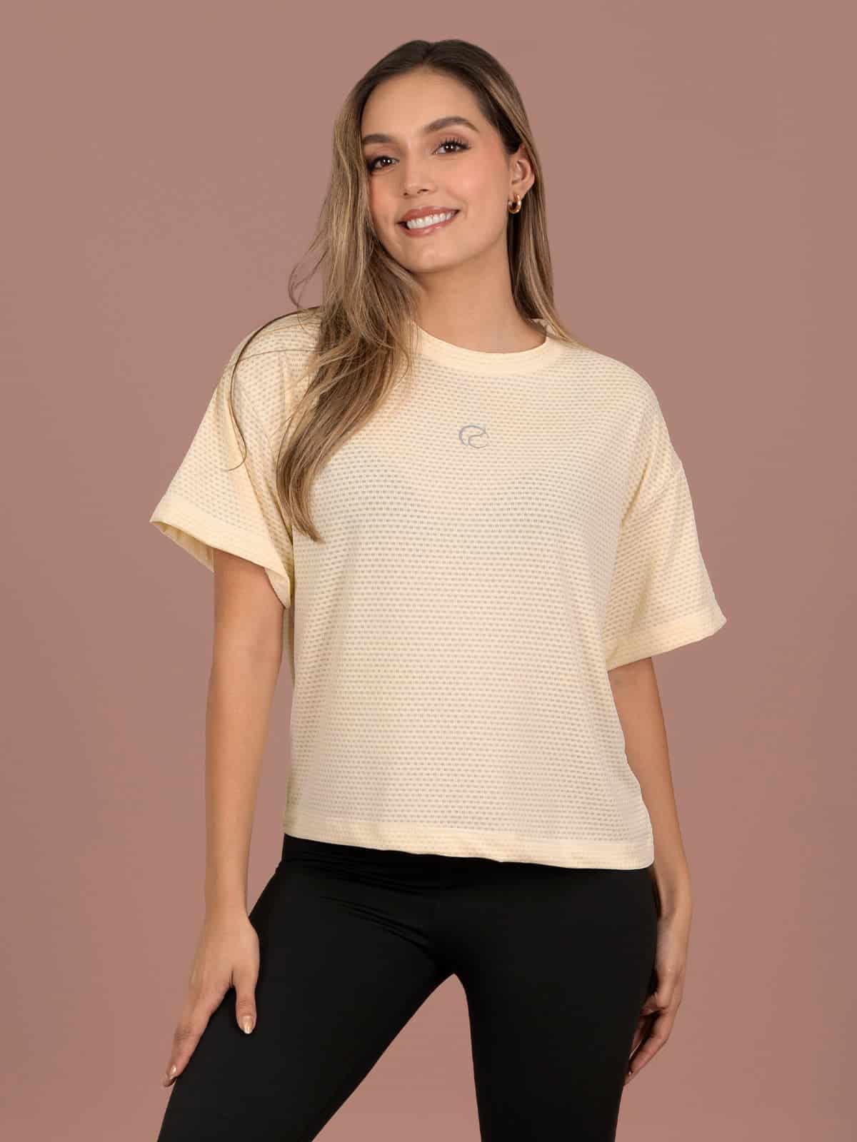 camiseta tulum panal yellow - miniatura 1