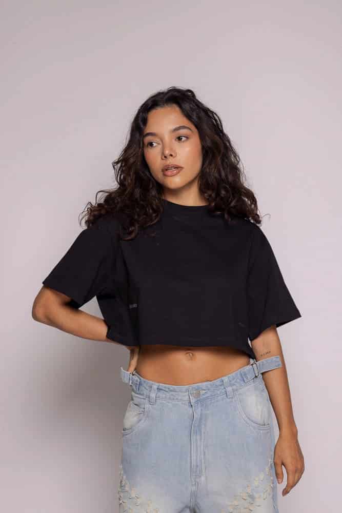 CropTop Basic Motion-Negro - miniatura 3