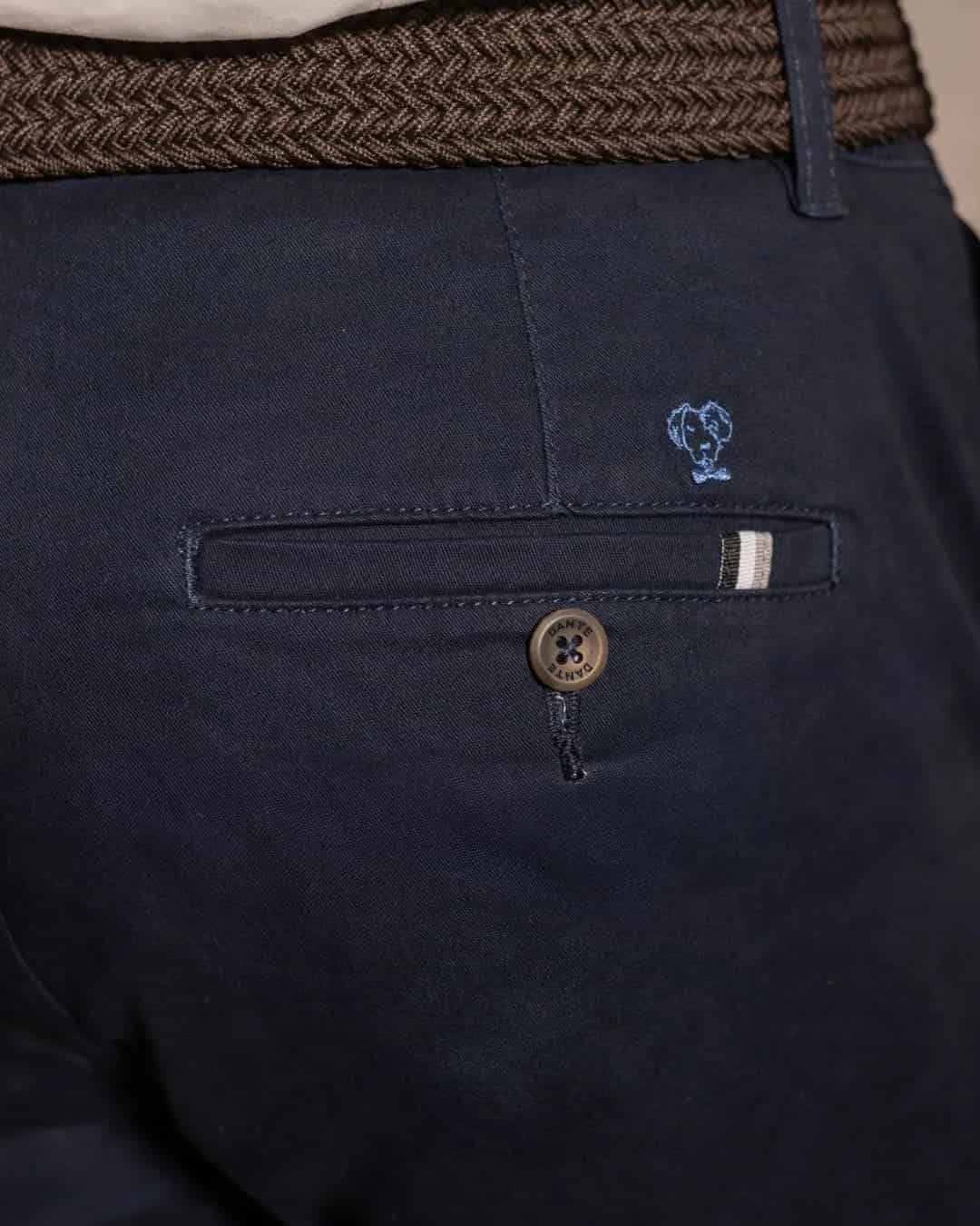 Pantalon Elastico Azul Navy - miniatura 3
