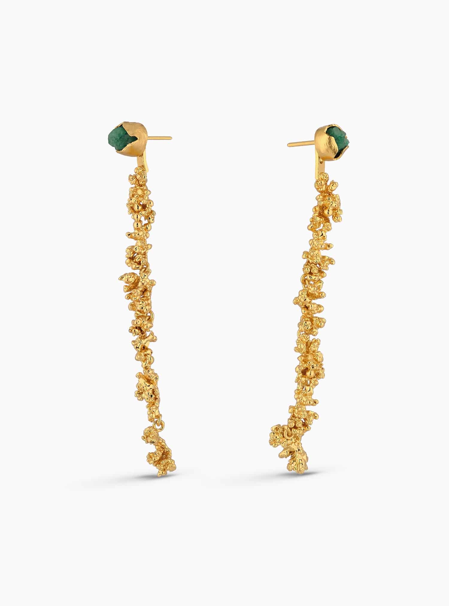 Aura Front-Back Long Earrings - miniatura 4