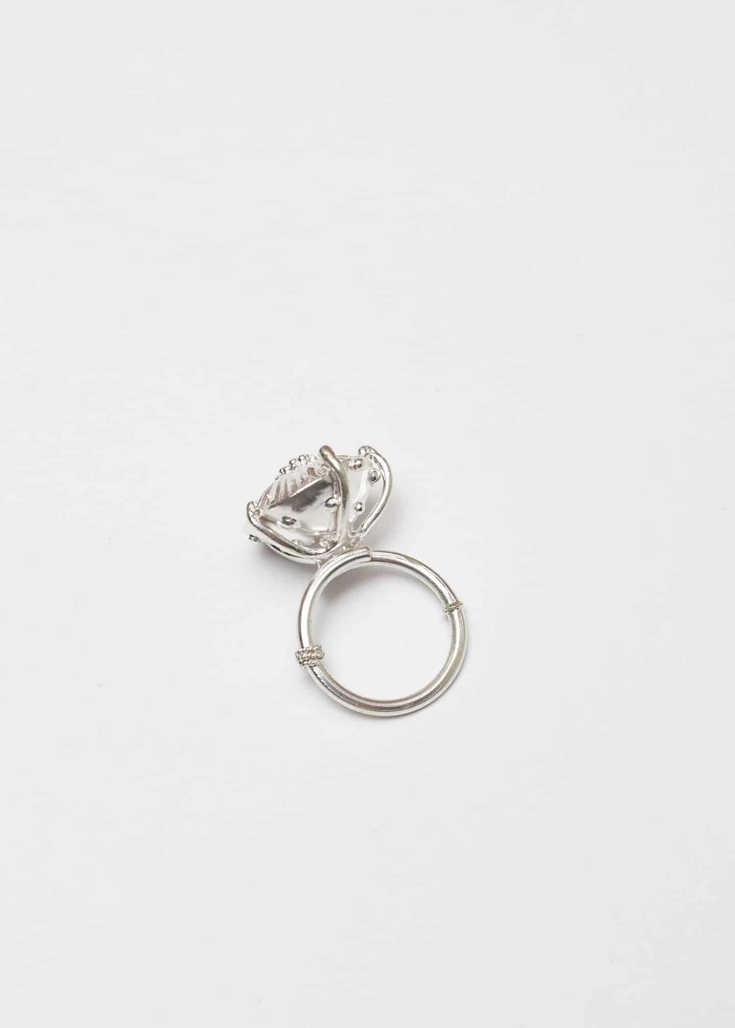 Anillo sombrerito midi plata - miniatura 3