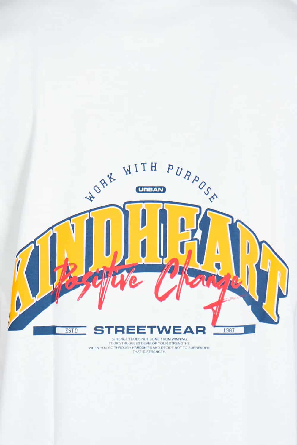 Camiseta oversize KINDHEART MARFIL| DROP 03 | - miniatura 5