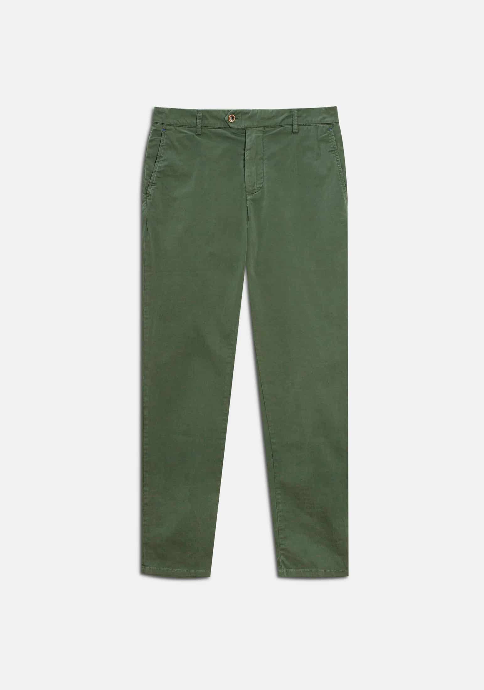 Pantalón H Chino Verde Oscuro - miniatura 1