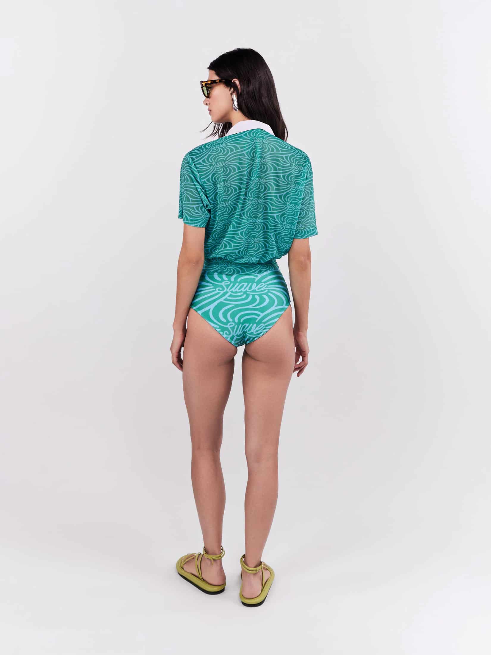 Mesh Top Suave - Turquesa - miniatura 2