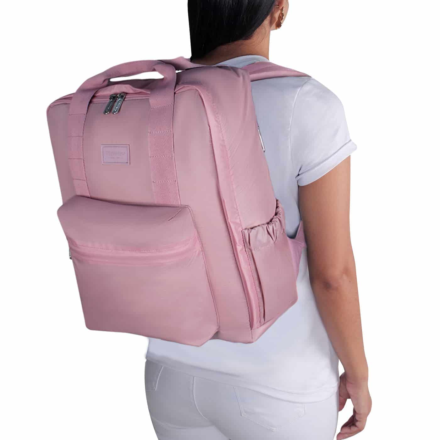Morral Active Citybags Light Rosado Pastel - Plegable y Liviano - miniatura 3