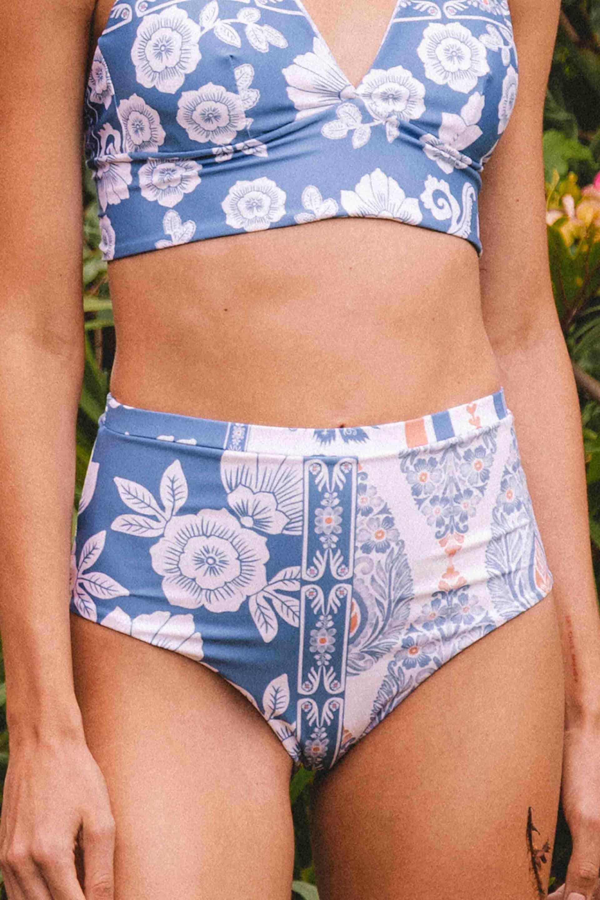 Panty Setentero de Bikini Savira Azul - miniatura 1