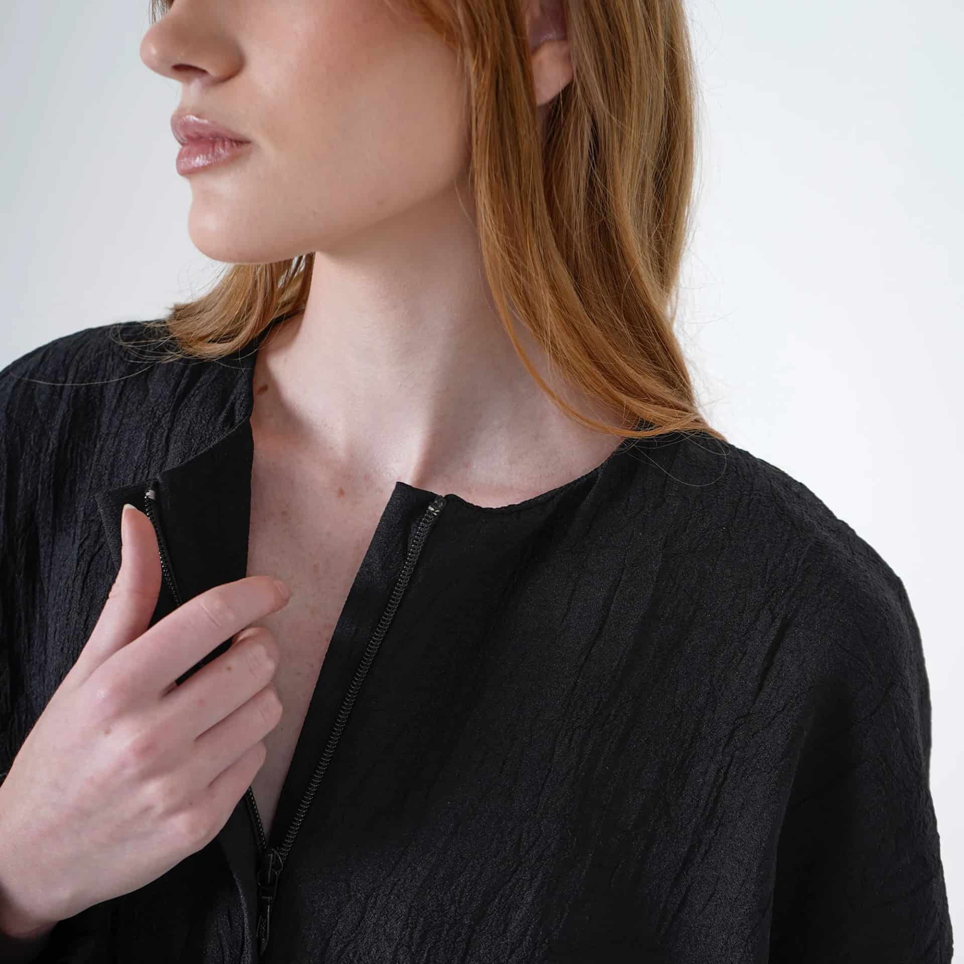 Chaqueta Cuello Redondo Manga Larga - miniatura 3